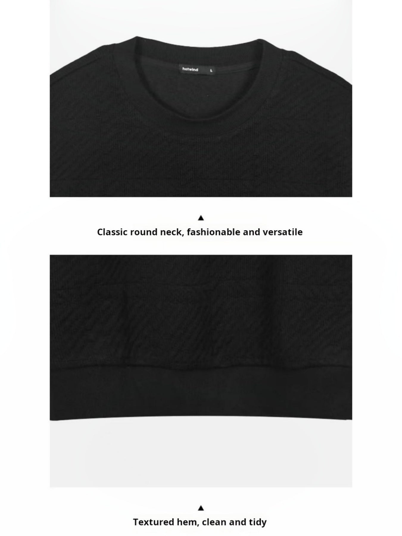 Export Quality English European And American Sizes Jacquard Round Neck Hoodie For Men And Women