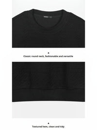 Export Quality English European And American Sizes Jacquard Round Neck Hoodie For Men And Women