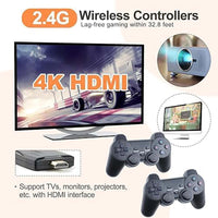 M8 Portable Mini Gamepad, Plug & Play, With 2 Wireless Controllers And A 64G Micro SD Card, HDTV Game Console