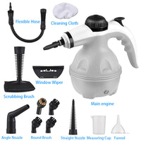 Grenade Steam Cleaner, Pressurized Handheld Cleaner For Household Use, Equipped With 12 Accessories, For Multiple Surfaces And A Powerful Home Steam Machine For Cleaning In Various Scenarios.