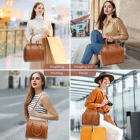 Women's Multifunctional Leather Shoulder Bag Handbag