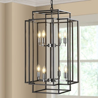 8 Lantern Tiered Chandeliers, Industrial Farmhouse Chandeliers Unavailable Platforms- Temu
