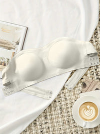 3PCS Strapless Bras For Women - Non-Slip Wireless Seamless Bras Push Up & Side Fat Control For Daily Office All Seasons