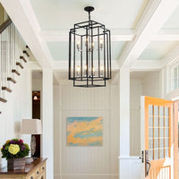 8 Lantern Tiered Chandeliers, Industrial Farmhouse Chandeliers Unavailable Platforms- Temu