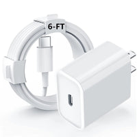 Phone Charger, Cube Phone Charger Travel 1Pack 6FT Lightning Cable Cord Quick Fast Charging Cord USB Wall Chargers Travel Plug Adapter For Phone 16 15 14 13 12 11 X 8 Plus XR XS Max 7 SE IPad, Airpods