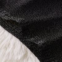 Women's Color-Block Batwing Sleeve Top, Loose Fit Round Neck Knit Sweater For Spring And Fall