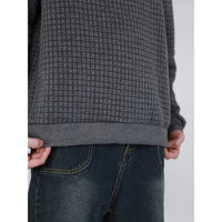 Export Quality English European And American Sizes Jacquard Round Neck Hoodie For Men And Women