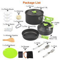 16 Camping Cookware Sets