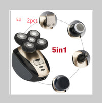 5 In 1 Multifunctional Electric Shaver 5 Blade Razor For Men Shaved Head Rechargeable Shaving Machine Beard Nose Hair Trimmer