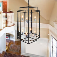 8 Lantern Tiered Chandeliers, Industrial Farmhouse Chandeliers Unavailable Platforms- Temu