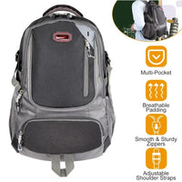 Neutral School Backpack, Casual Travel Shoulder Bag
